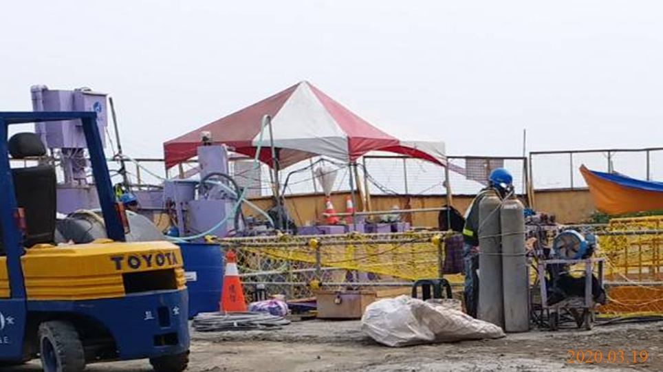 Read more about the article M3-e地盤改良施工照片